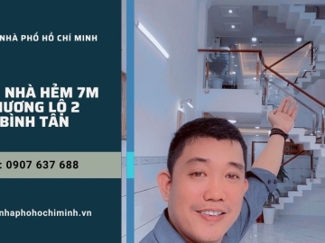 Bán Nhà Hẻm 815 Hương Lộ 2 Bình Tân, 72m2, Nhà 5 Lầu Mới Đẹp, Khu Dân Trí Cao